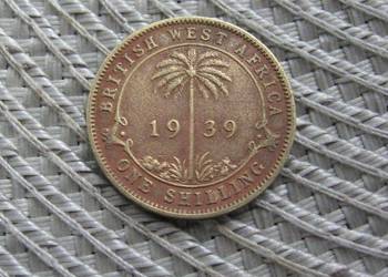 Brytyjska Afryka Zachodnia 1 Szyling 1939r