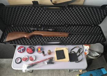 Crosman 900 4.5mm + Tuning SerwisWiatrówkowy + Delta Optical 3-9x40 Walizka