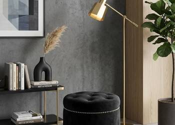 Pufa Okrągła Glamour, Różne Kolory