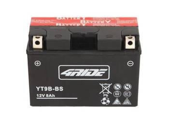 Akumulator motocyklowy 4 RIDE YT9B-BS 12V 8Ah 115A (AGM, Lewy+)