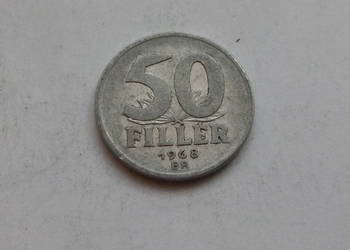 Moneta 50 filler 1968r.