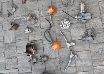 Części wsk komar mz gaźnik klamki kierunkowskazy siedzenie cylinder komar