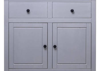 Szafka szara 93x40x80 cm lite drewno sosnowe seria Panama WM-282698