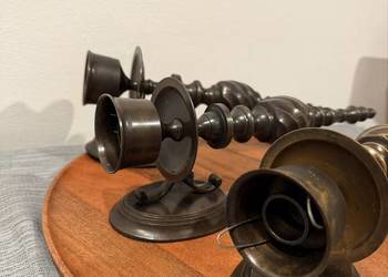 Mosiężne świeczniki