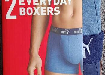 PUMA bokserki męskie 2-pak, rozmiar L (90-96 cm), 95% bawełna
