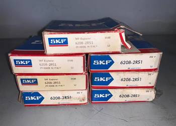SKF 6208-2RS1 Łożysko kulkowe D80mm x2szt