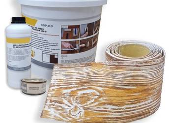 Deska elewacyjna PATYNA BRĄZ Imitacja Drewna (zestaw 1m2)