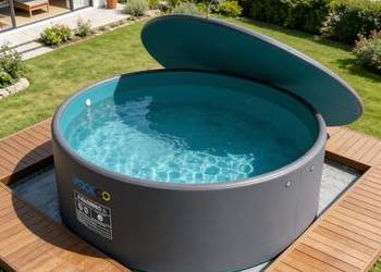 Basen Drop- Stitch IPOOLGO okrągły 3 × 1.2 m- NOWOŚĆ - BASEN, KTÓRY PRZY