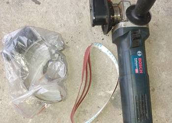 Szlifierka Bosch z adapterem tasmowym