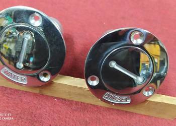 Wlew paliwa, wody 38 mm stal nierdzewna z kluczykiem i łańcu