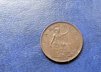 Stare monety 1 farthing 1926 Anglia