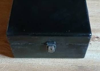 Stary Polski gramofon walizkowy na korbkę