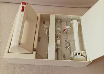 Polski robot kuchenny mikser Predom Zelmer typ 65A z szafką z czasów PRL Polski robot kuchenny mikser Predom Zelmer typ 65A z szafką z czasów PRL