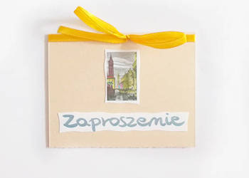 retro zaproszenie na imprezę pastelowe zaproszenie ogólne, Wenecja zaprosze