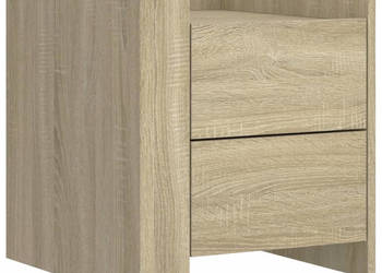 Szafka nocna dąb sonoma 45x50x50 cm materiał drewnopochodny WM-848285