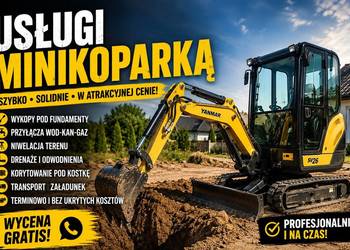 Usługi minikoparką
