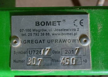 Agregat uprawowy bomet 2.8m