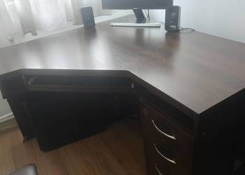 Biurko narożne duże, porządną konstrukcja