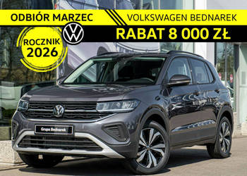 Volkswagen T-Cross Life Plus 1.0 TSI 95 KM - Odbiór Marzec!