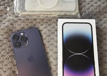 iPhone 14 Pro Max 512GB Deep Purple | Pełny Zestaw + Nowe Etui | Stan bdb