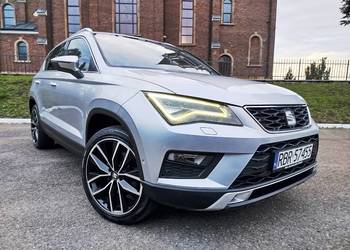 Seat Ateca 2.0 2.0TDI 150KM 4x4 led skóra navi czujniki 360 alu 19" kamera