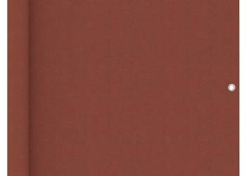 vidaXL Parawan balkonowy, terrakota, 90x500 cm, tkanina Oxford(SKU:134978)