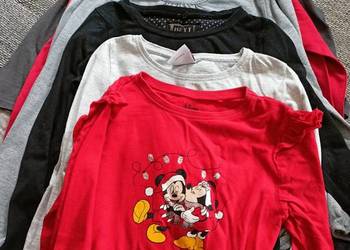 Bluzka bluzeczka dla dziewczynki roz 128- 6 sztuki 30 zł