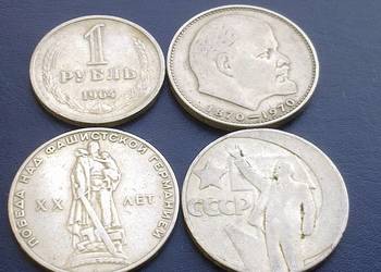 Rubel CCCP Lenin lata 60-te PRL