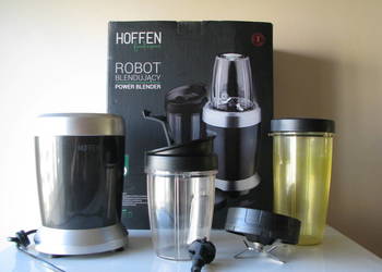Mocny robot blendujący Hoffen, stołowy blender kielichowy, 1200 W