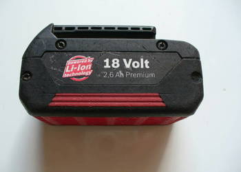 Bosch akumulator 18V 2,6Ah Premium Li-lon.