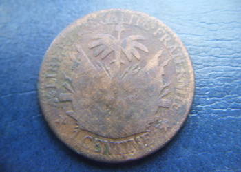 Stare monety 1 centym 1881 Haiti