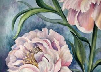 Obraz akrylowy 100x160 peony