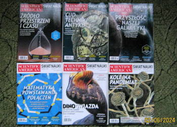 Scientific American / Świat nauki rocznik 2012, 2013, 2014 i 2015
