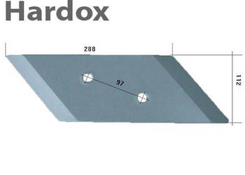 Dłuto 100ha! HARDOX 925130211/L części do pługa POTTINGER