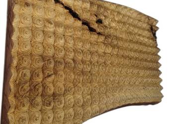 Dekoracyjna płaskorzeźba - strukturalna faktura, naturalny charakter, prez…