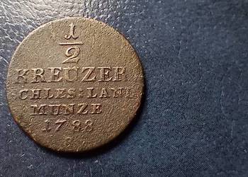 Stare monety 1/2 krajcara 1788 Niemcy