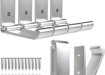 AUHSSAN 6 szt. 9 cm składane haczyki na płaszcze