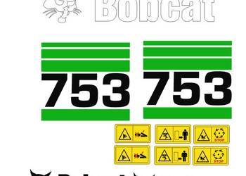 Naklejki Bobcat 753 super mocne zamienniki