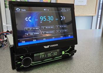 Radio samochodowe 1DIN z wysuwanym ekranem Vordon HT-520 Vegas