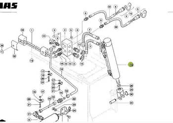 Claas RU600 - przekładnia kątowa 0009967240