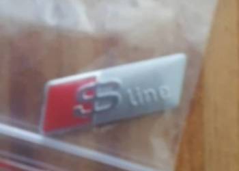 NOWY klejany mały znaczek SLINE S Line emblemat logo