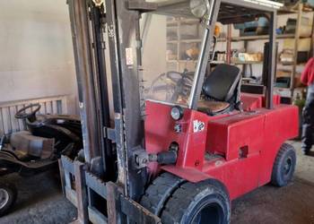 wózek widłowy na blizniaku diesel udzwig 3t