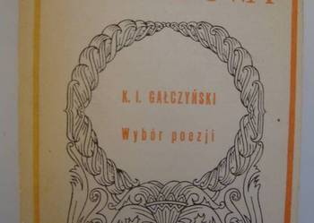 WYBÓR POEZJI - K.I. GAŁCZYŃSKI