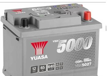 Akumulator Yuasa Silver 12V 65Ah 640A Prawy Plus Dostawa
