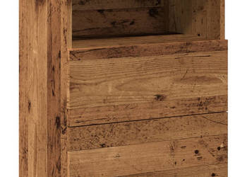 Szafka nocna stare drewno 50x32x60 cm materiał drewnopochodny WM-856564