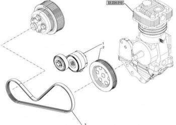 New Holland T6090 T6070 Napinacz pasa 87300104