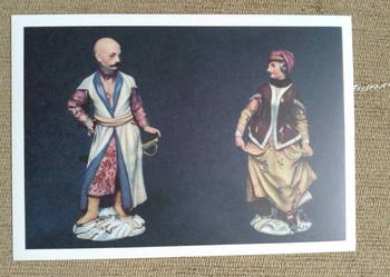 PARA FIGUREK W STROJACH POLSKICH - MEISSEN POŁ. XVIII WIEKU