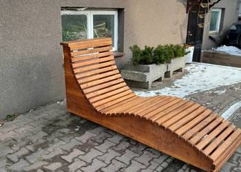 Leżak drewniany Leżaki drewniane duży i masywny hamaki