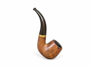 Klasyczna drewniana fajka tytoniowa vintage – fason Full Bent