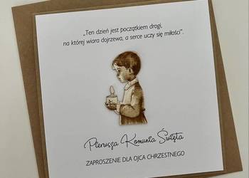 KOMUNIA - ZAPROSZENIE DLA CHŁOPCA